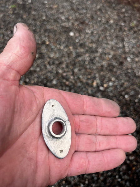 Oval Toggle switch bezel tumbled