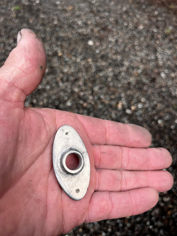 Oval Toggle switch bezel tumbled