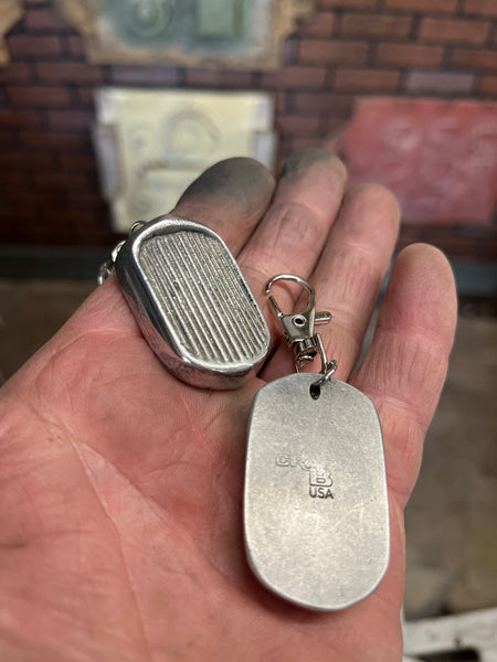 Tumble finish 32 Deuce grill key chain