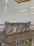 SPARK KING ENGINE engine turned panel