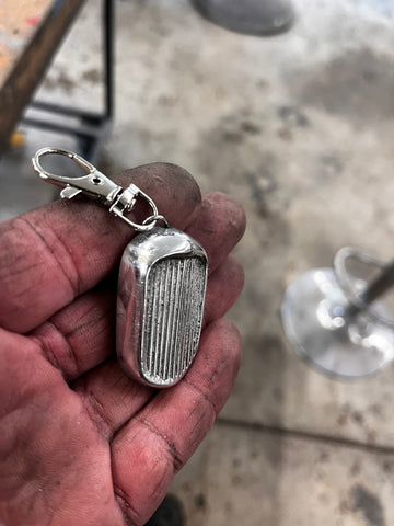 Fully Polished 32 Grill key chain
