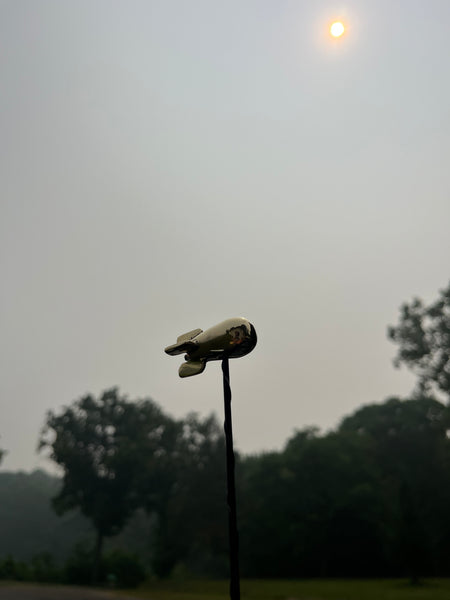 Brass Bomb antenna topper