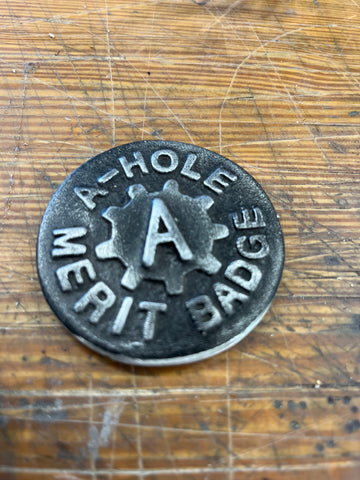 A hole badge